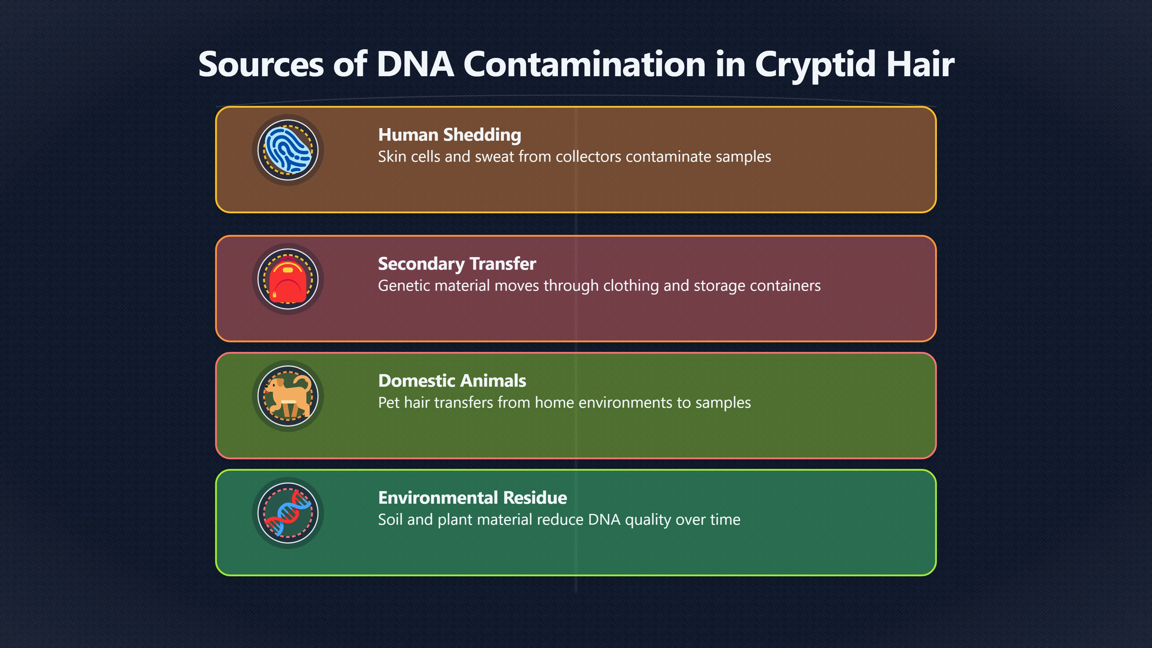 Overview image for How Mystery Hair Gets Contaminated in the Field