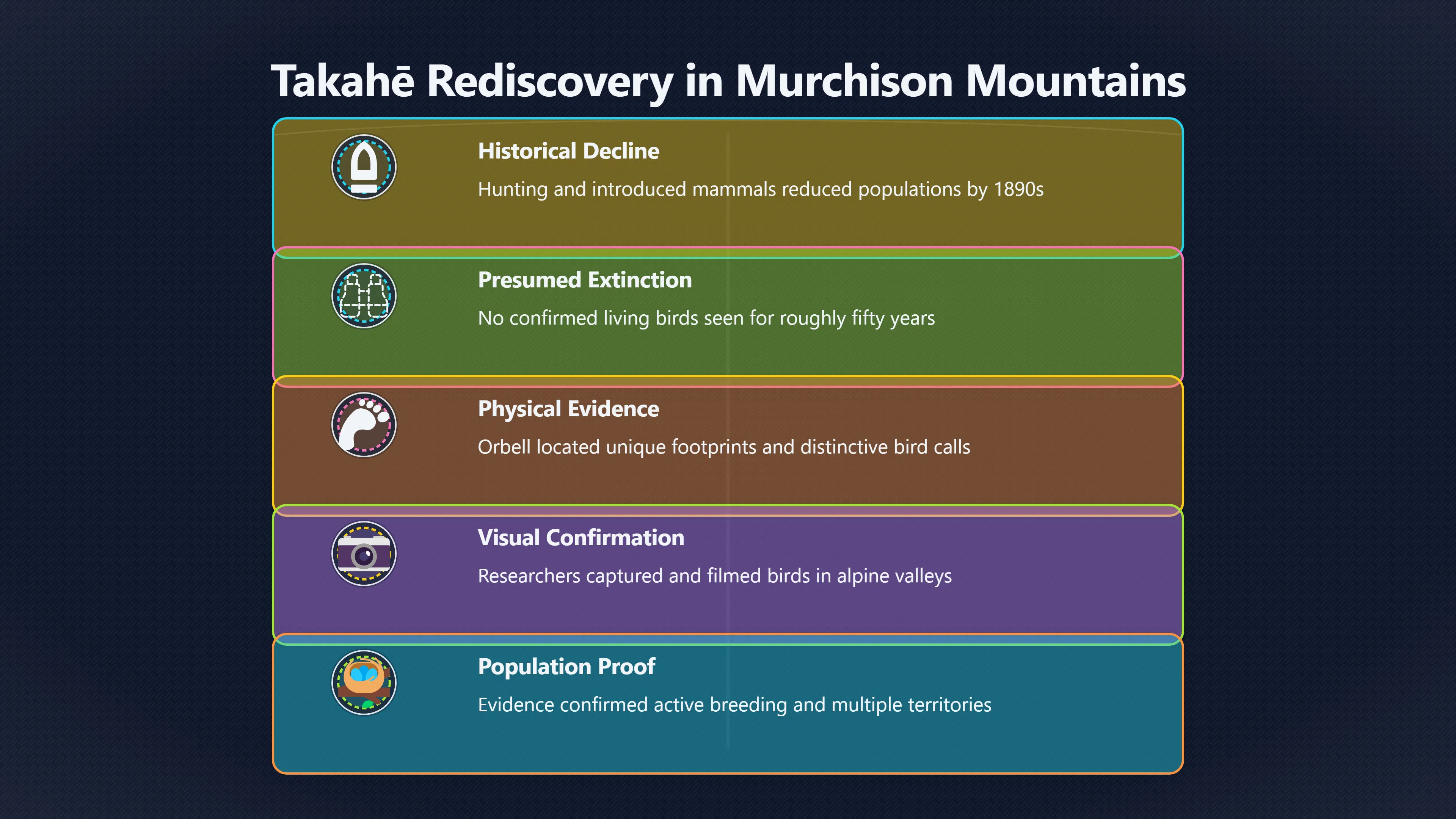 Overview image for How the Takahe Came Back Into View