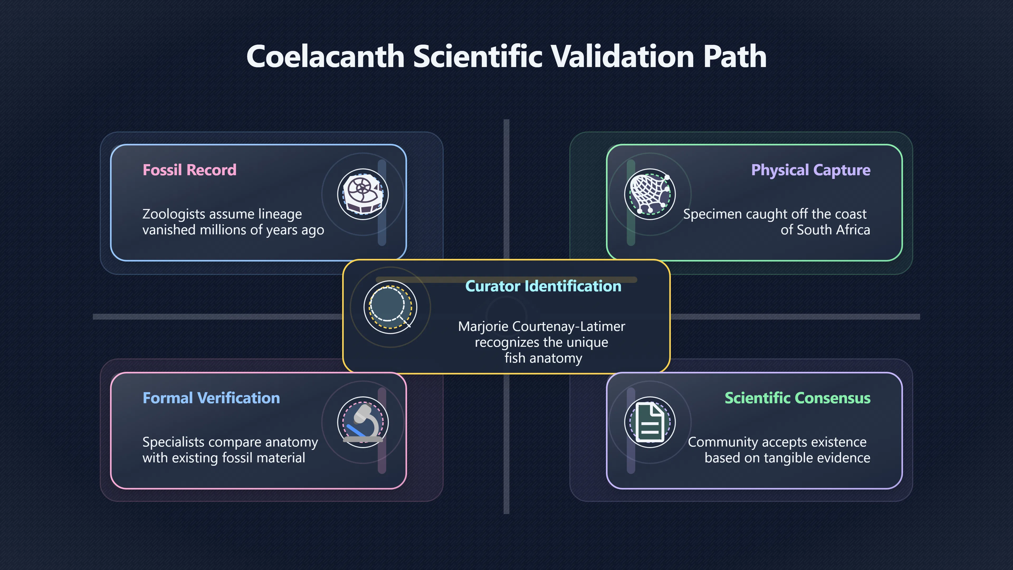 Overview image for The Coelacanth Argument, Explained Carefully
