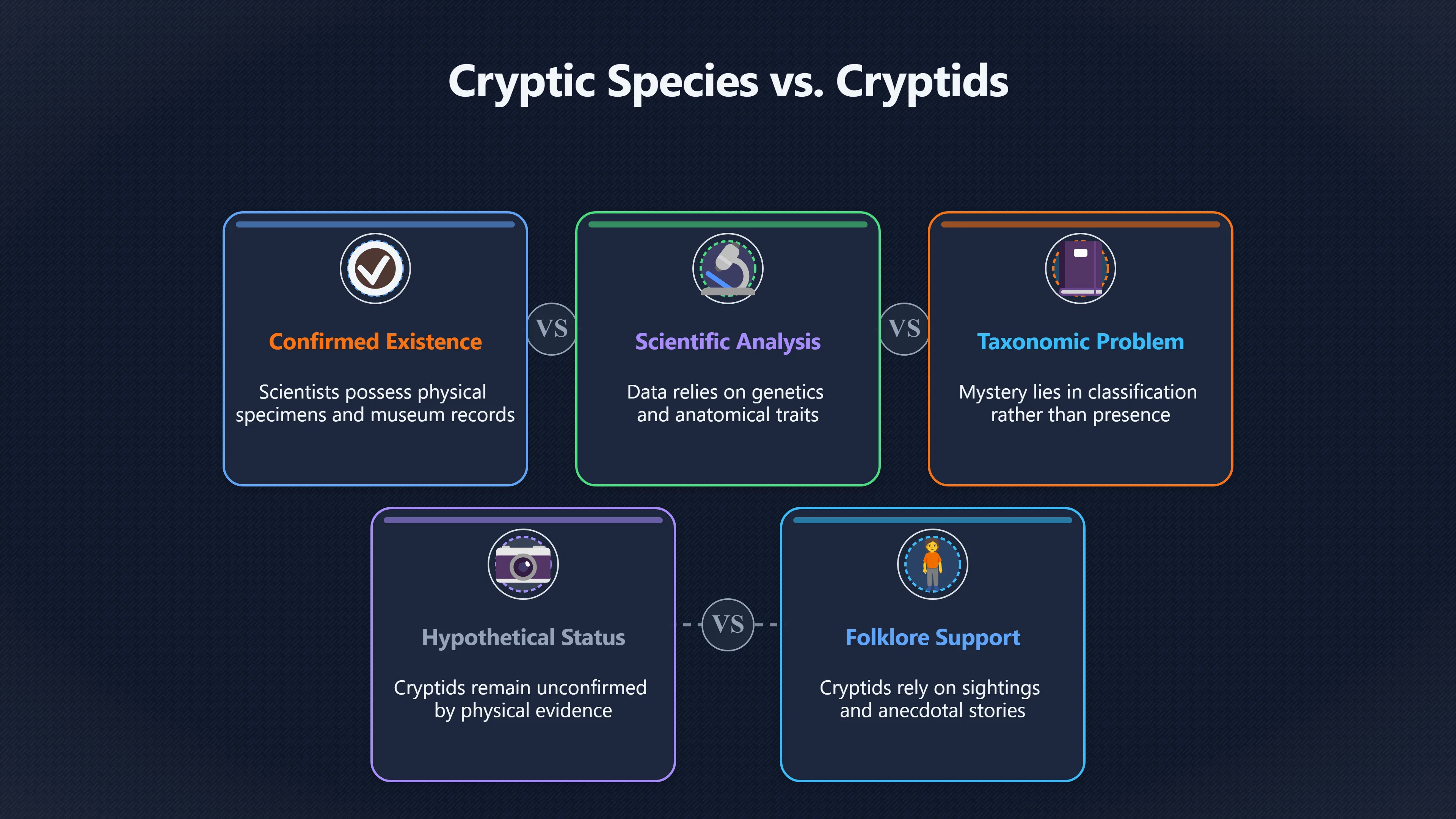 Overview image for Cryptic Species Are Not Cryptids