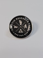 Listing image for Cryptid Research Team Lapel Pin Run You Run