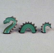 Listing image for SEA - LAKE MONSTER ENAMEL PIN BADGE - NEW