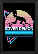 Listing image for Dover Demon Cryptozoology Framed Wall Art Poster Canvas Print Picture