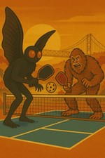 Listing image for Mothman Magnet West Virginia Cryptid Collectible