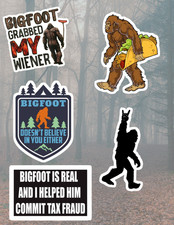 Listing image for Bigfoot 5pc Cryptid Sticker Pack
