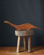 Listing image for Vintage Wooden Loch Ness Monster Sculpture Nessie Folk Art Figure 40cm