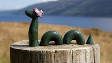 Listing image for Small Nessie Monster Boxed with hat | Scottish Souvenir Gift Collectible Myth