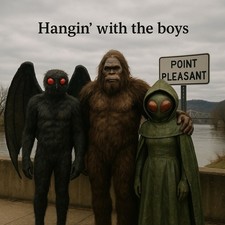 Listing image for Mothman Magnet West Virginia Cryptid Collectible
