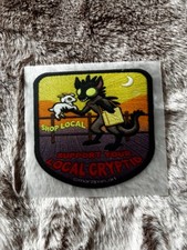 Listing image for Support Your Local Cryptid Iron On Heat Transfer Weirdcore Patch