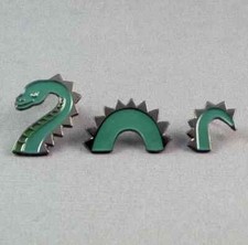 Listing image for LAKE - SEA MONSTER PIN BADGES SET X 3 PIECES