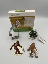 Listing image for Bigfoot Sasquatch collectible Lot Magnet, Sticker, Ornament, Cookie Cutter B1