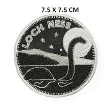 Listing image for Loch Ness Cryptozoology Embroidered Iron sew on Patch Badge Fancy