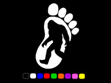 Listing image for BIGFOOT FOOTPRINT CAST Vinyl Decal Window Wall Truck Sticker CHOOSE SIZE COLOR