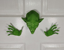 Listing image for Green Alien / Cryptid Model - Looks like it is coming through a wall or door