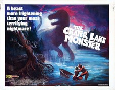 Listing image for Crater Lake Monster 02 Movie Poster Art Print Screening Fan Matte Art Stylish Ad