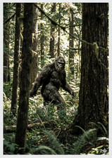Listing image for A3 printed bigfoot poster
