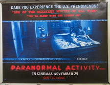 Listing image for Cinema Poster: PARANORMAL ACTIVITY 2009 (Quad) Micah Sloat Katie Featherston