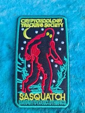 Listing image for Cryptozoology Sasquatch Patch. Can Be Sewn On Or Ironed On. 6x11cm.