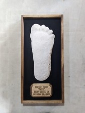 Listing image for Bigfoot Patterson Patty Footprint Cast Display